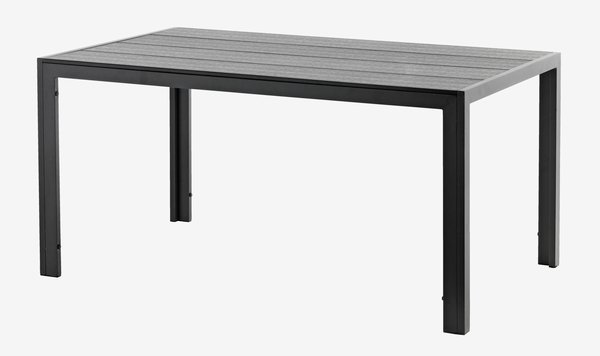 Table de jardin MADERUP l90xL150 noir