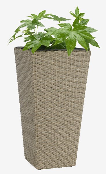 Planter basket BLOMMOR W36xL36xH70 natural