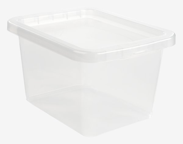 Tároló doboz BASIC BOX 9L tetővel átlátszó