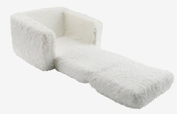 Vouwbare kinderfauteuil MONSTRUP off white