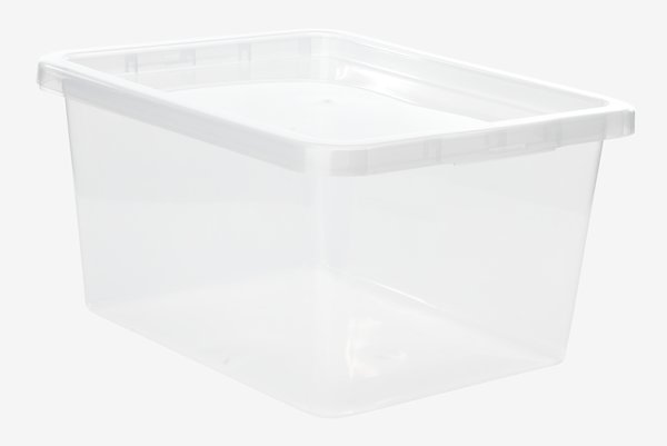 Кутия за съхранение BASIC BOX 20 литра с капак прозрачна