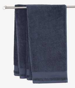 Asciugamano da bagno NORA 70x140 cm blu scuro KRONBORG