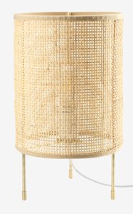 Lámpara de mesa ALBERT Ø19xA31cm ratán