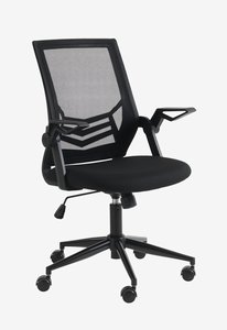 Desk chair ASPERUP black mesh