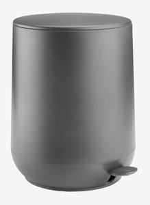 Pattumiera a pedale OXIE 5 L soft close grigio scuro