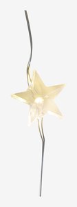 LED string lights STAR L200cm with 20 LED and timer