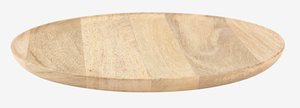 Taca dekoracyjna GERNER Ś30cm drewno