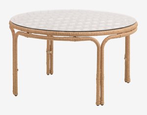 Tavolo lounge JENNUM Ø80xH44 cm naturale