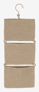 Hängande förvaring STOBY B29×H78cm beige