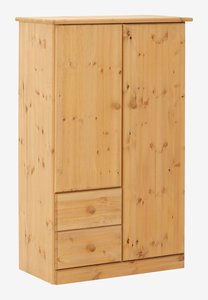 Kleiderschrank LYNE 94x148 Kiefer gebeizt