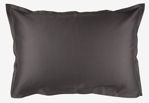 Poszewka satynowa SALLY 50x70/75 szary