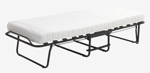 Cama de hóspedes ILSKOV 80x193 branco/preto