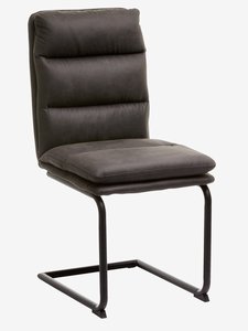 Dining chair ULSTRUP anthracite grey/black