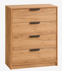 4 drawer chest JENSLEV oak