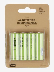 Baterie EIMILL nabíjecí AA 4 ks/bal