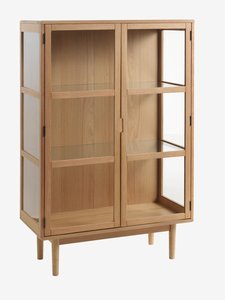 Display cabinet LANGELINIE 2 doors oak