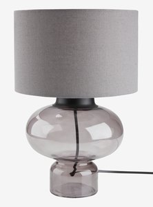 Tafellamp EDMUND Ø25xH35cm grijs