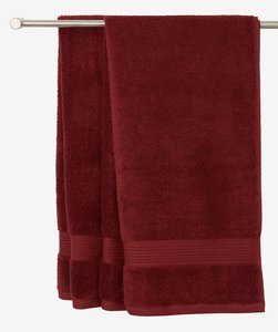 Badhanddoek KARLSTAD 70x140 bordeaux