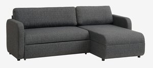 Καναπές-κρεβάτι με σεζλόνγκ JETSMARK γκρι