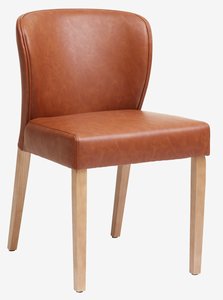 Krzesło KULBY koniak/dąb