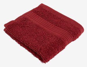 Waschlappen KARLSTAD 28x30cm bordeaux