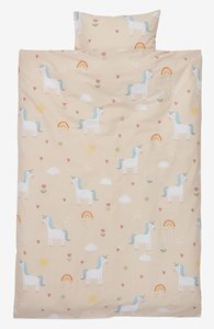 Parure de lit enfant STEFFI 100x140 rose