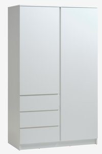 Kleiderschrank LIMFJORDEN 120x200 Kombi weiß