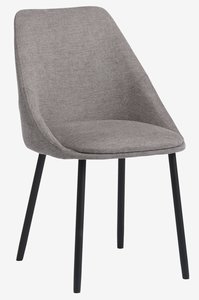Jedálenská stolička VELLEV pieskový poťah/čierna