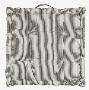 Cuscino per sedia PIL 40x40x7 cm beige/nero