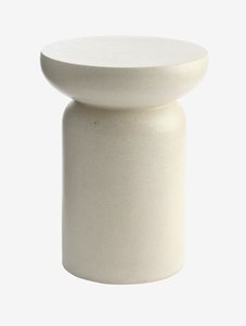 Stolik kawowy LYDUM Ś34 szary/beżowy włókno cementowe