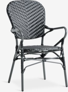 Stacking chair SAKSBORG grey