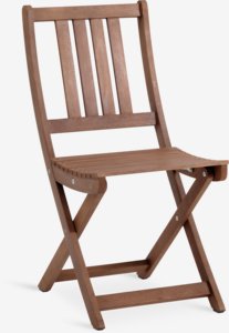 Skládací židle EGELUND tvrdé dřevo