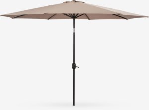Parasol ogrodowy AGGER Ś300 ciemnopiaskowy