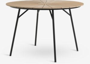 Garden table RANGSTRUP D110 natural/black