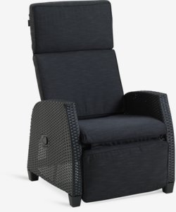 Лаунж крісло DOVRE 66х80х102см чорний