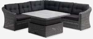 Set muebles jardín TAMBOHUSE 5 plazas gris