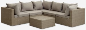 Set lounge RAVNDRUP 5 posti naturale