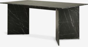 Stół KRONDAL 90x180 kolor marmuru czarny