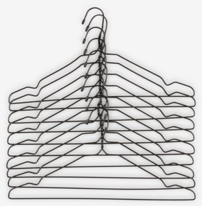 Hangers TONNI L43cm pack of 10 black