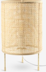 Lampa stołowa ALBERT Ś19xW31cm rattan