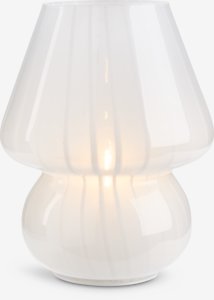 Lampa na baterię JONNY Ś15xW18cm z wył. czasowym biały