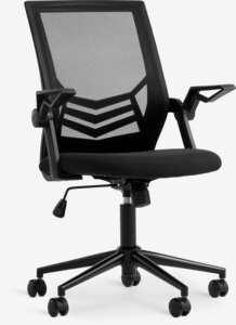 Desk chair ASPERUP black mesh/black fabric