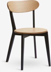 Dining chair JEGIND oak/black