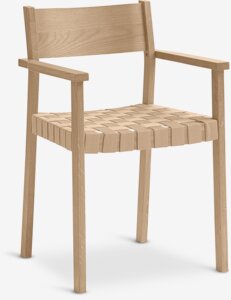 Dining chair VADEHAVET oak/natural