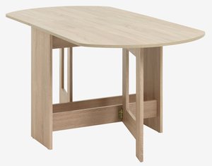 Dining table OBLING 80x100/163 oak