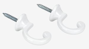 Embrassehaak SIV 2 stuks wit