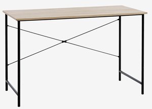 Desk VANDBORG 60x120 oak/black