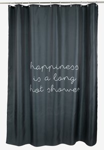 Shower curtain RUNEMO 150x200 black