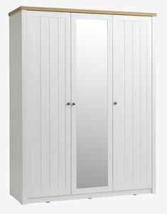 Armadio MARKSKEL 162x210 bianco/color rovere