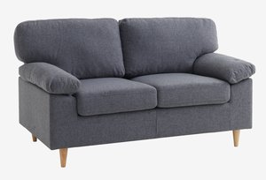 Sofa GEDVED 2-Sitzer grau